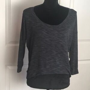 FREE Press Charcoal High Low Top